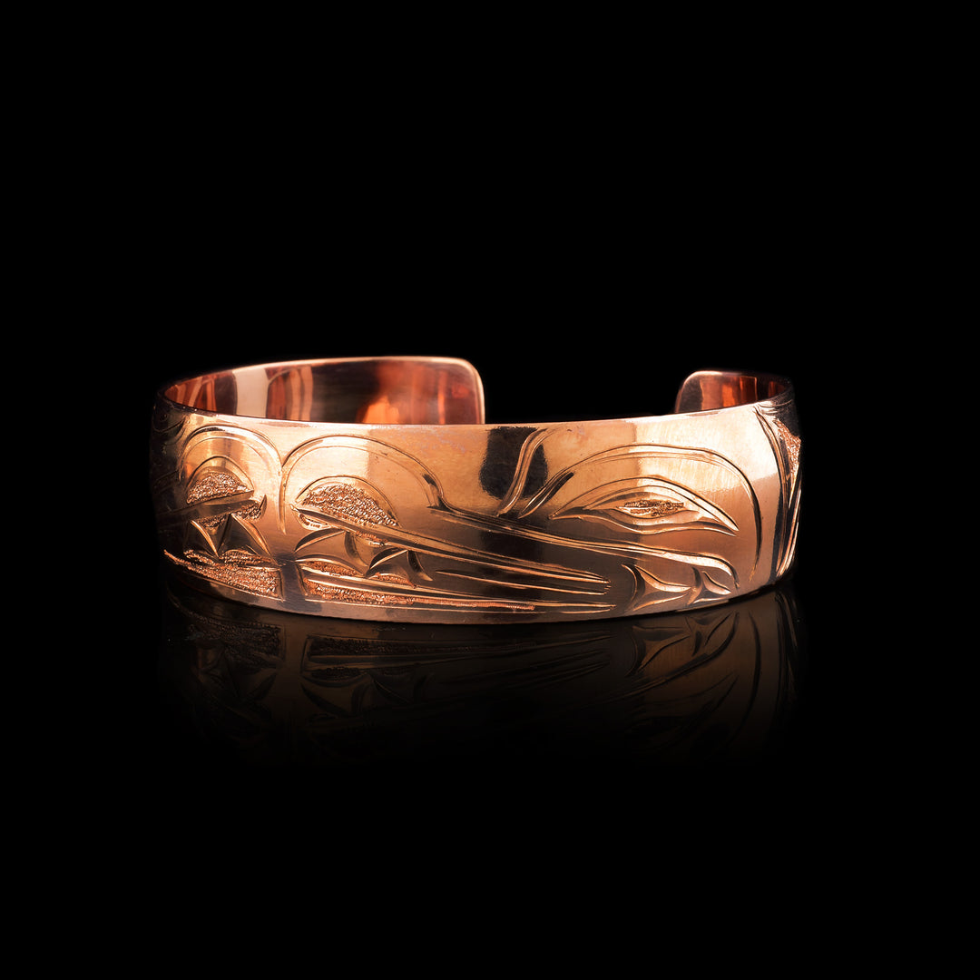 Bear and Wolf Copper Cuff
