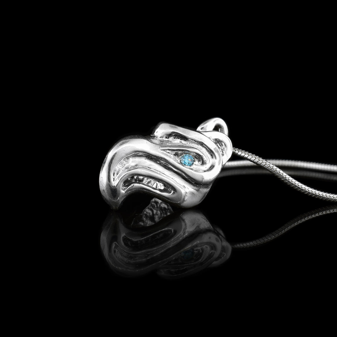 Blue Diamond Sterling Silver 