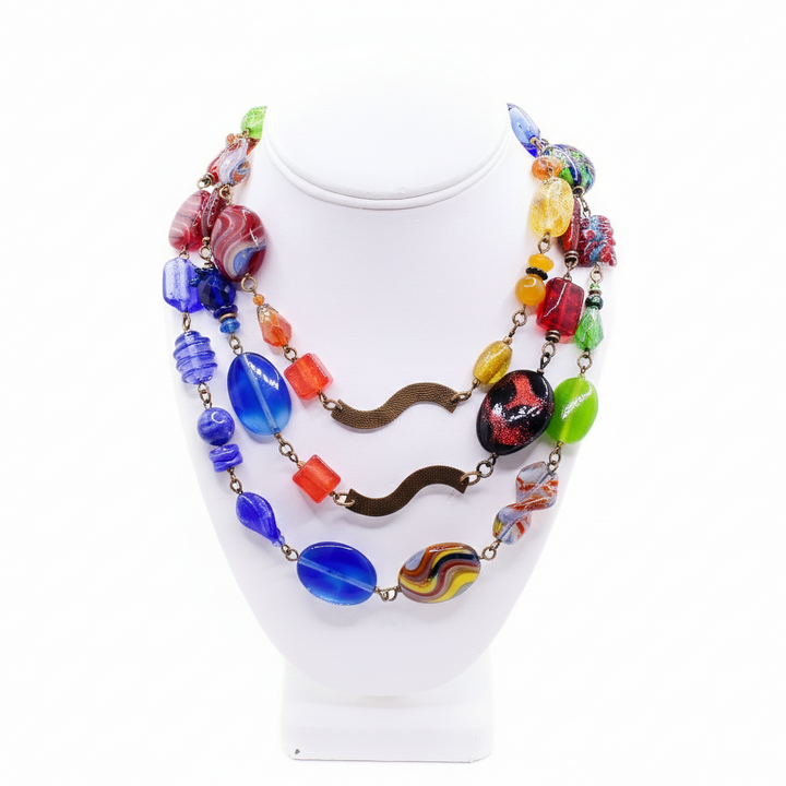 Galaxy of Colour Layered Necklace
