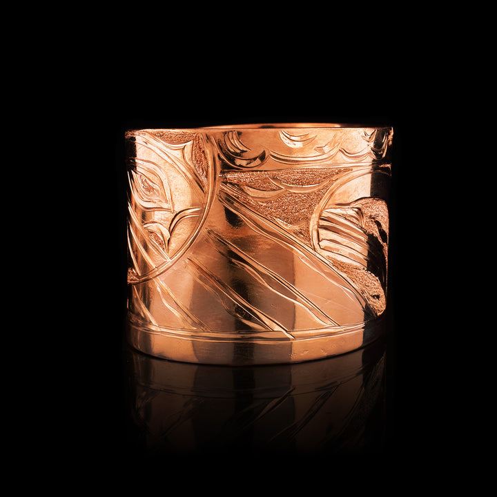 Copper Cuff Orca and Sun