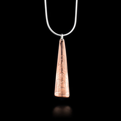 Copper Eagle Triangle Pendant - Artina's Jewellery