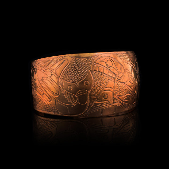 Copper Orca Cuff