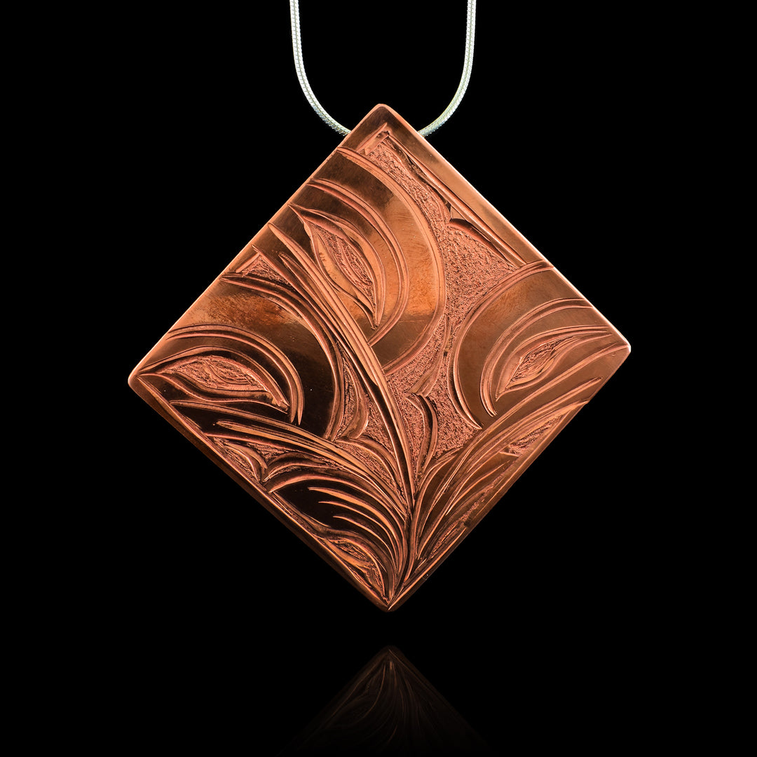 Copper Hummingbird Pendant