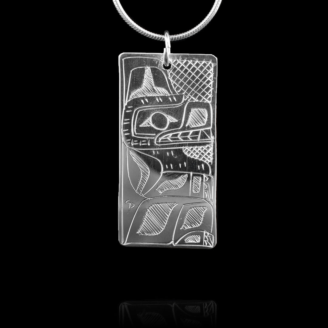 Double Sided Eagle and Bear Pendant