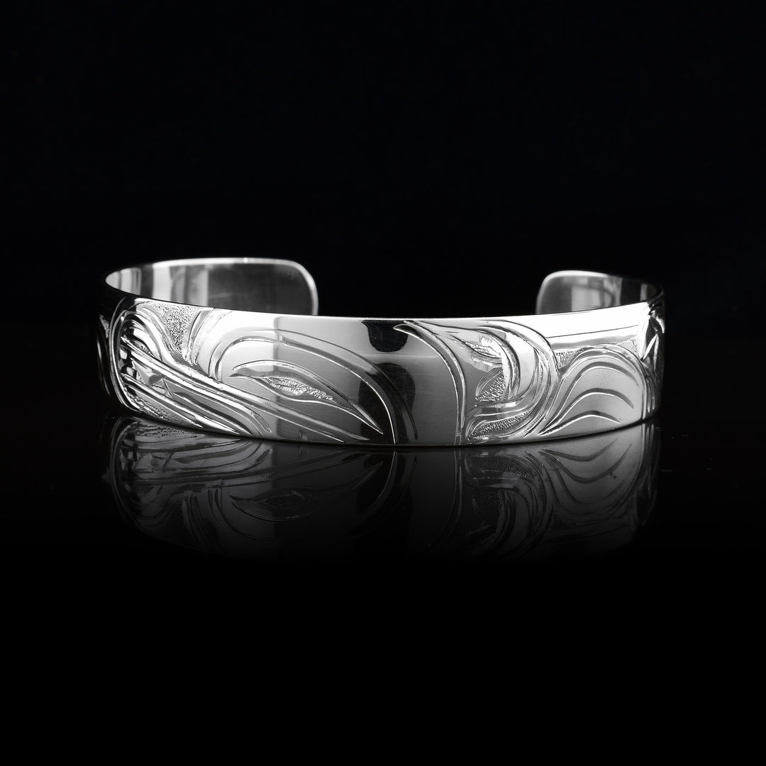 Every Child Matters Sterling Silver Wolf Cuff