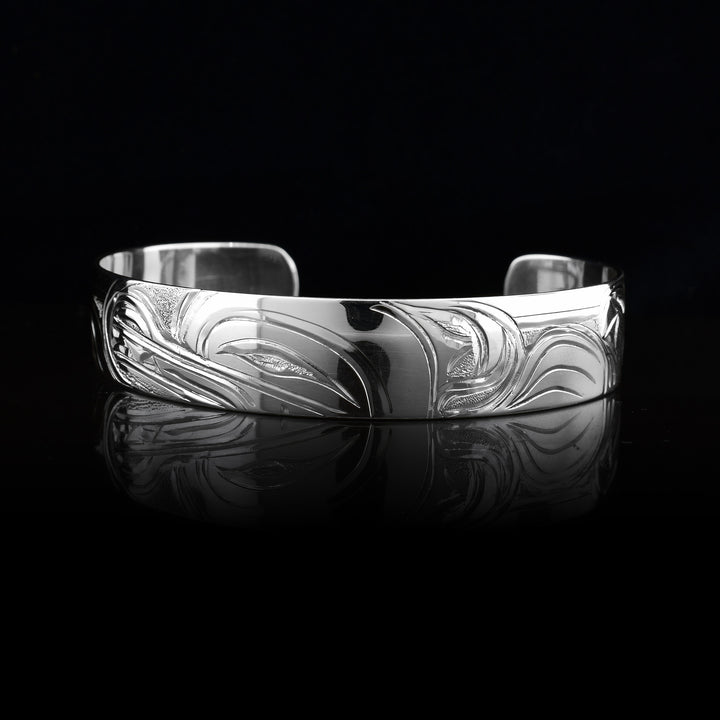 Every Child Matters Sterling Silver Wolf Cuff