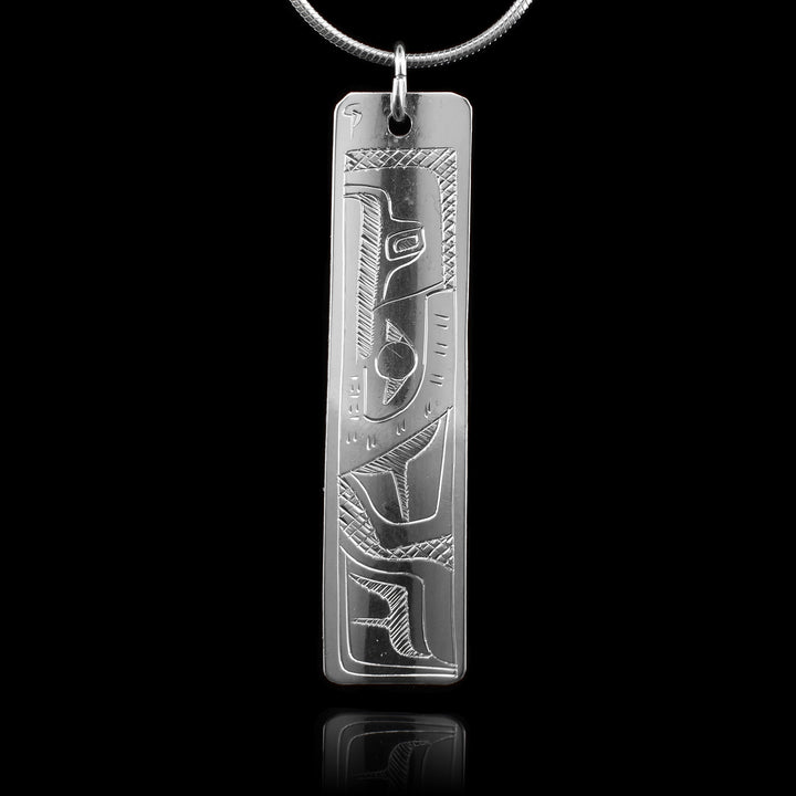 Sterling Silver Eagle and Wolf Pendant - Artina's Jewellery
