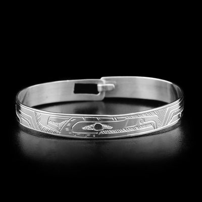 Sterling Silver Eagle 1/4" Baby Bracelet - Artina's Jewellery