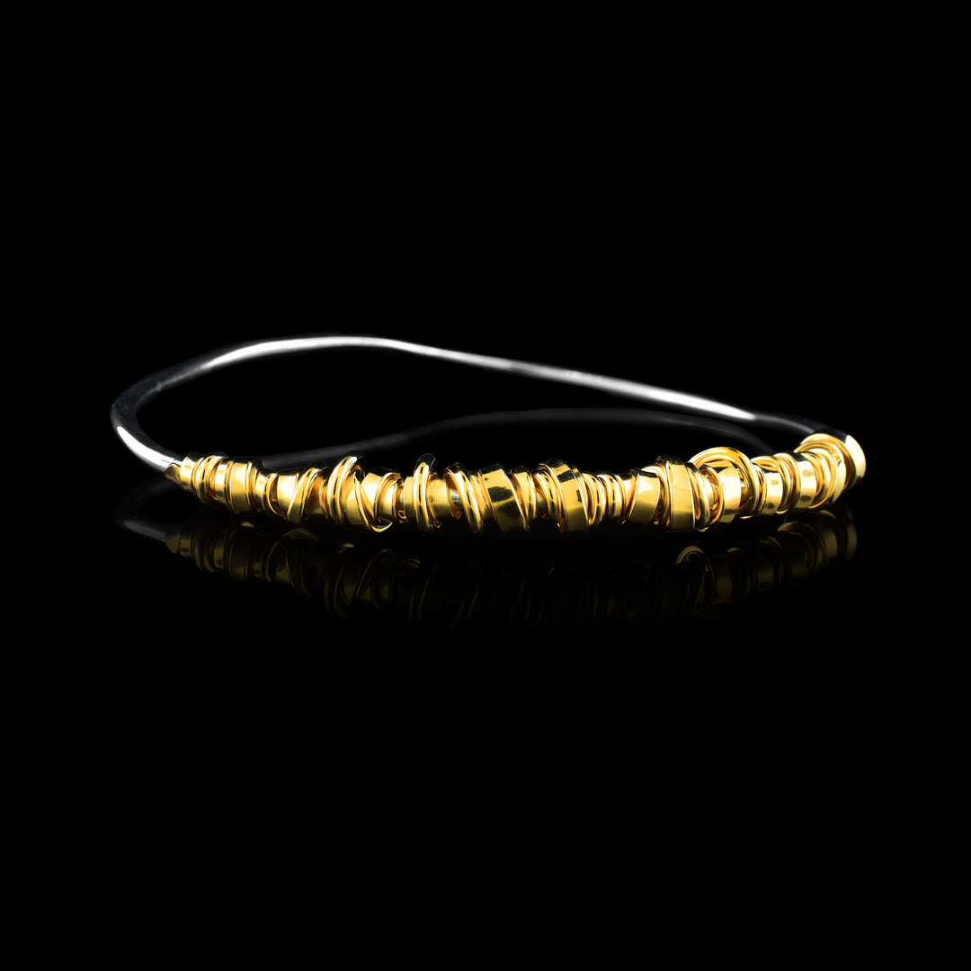 Gold-Filled Coiled Sterling Silver Bangle Bracelet at Artina's
