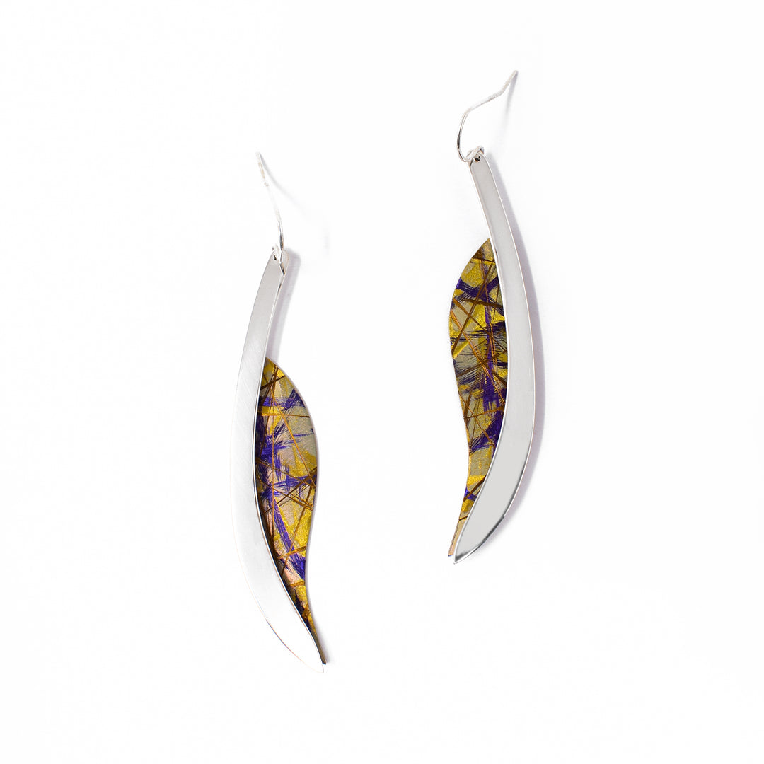 Gold Titanium Scoop Earrings