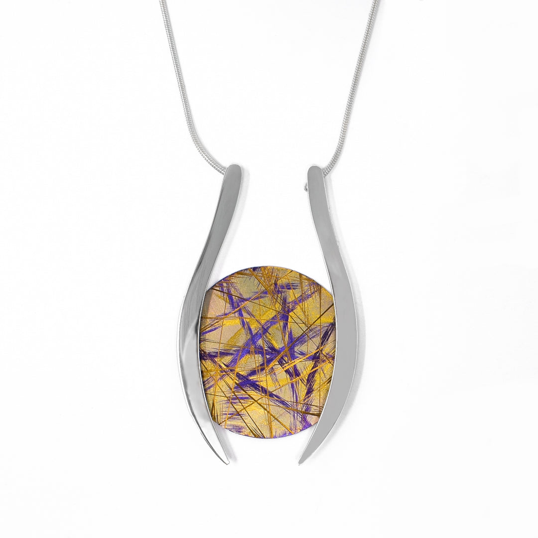 Gold Titanium Sunset Necklace