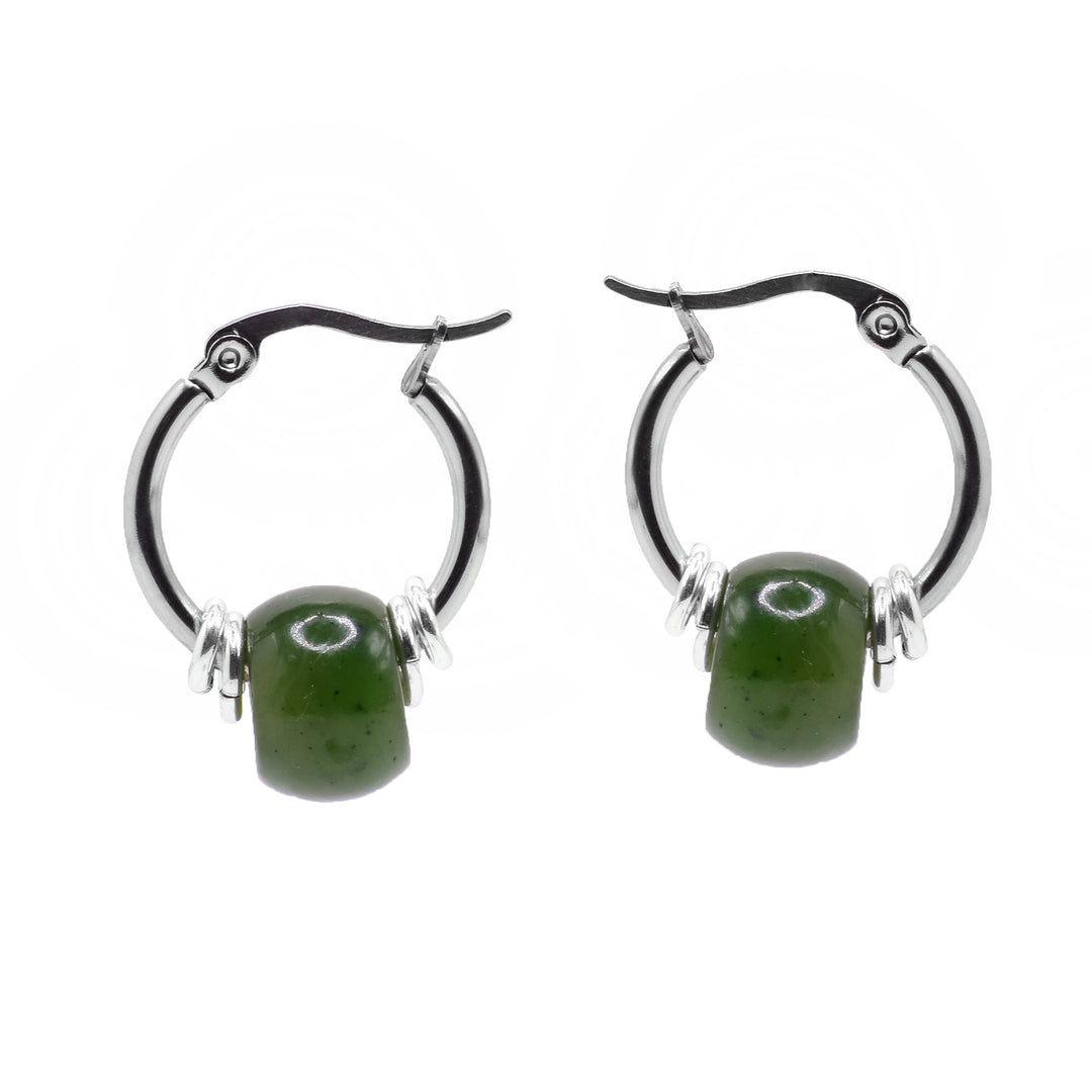 Small jade earrings clearance