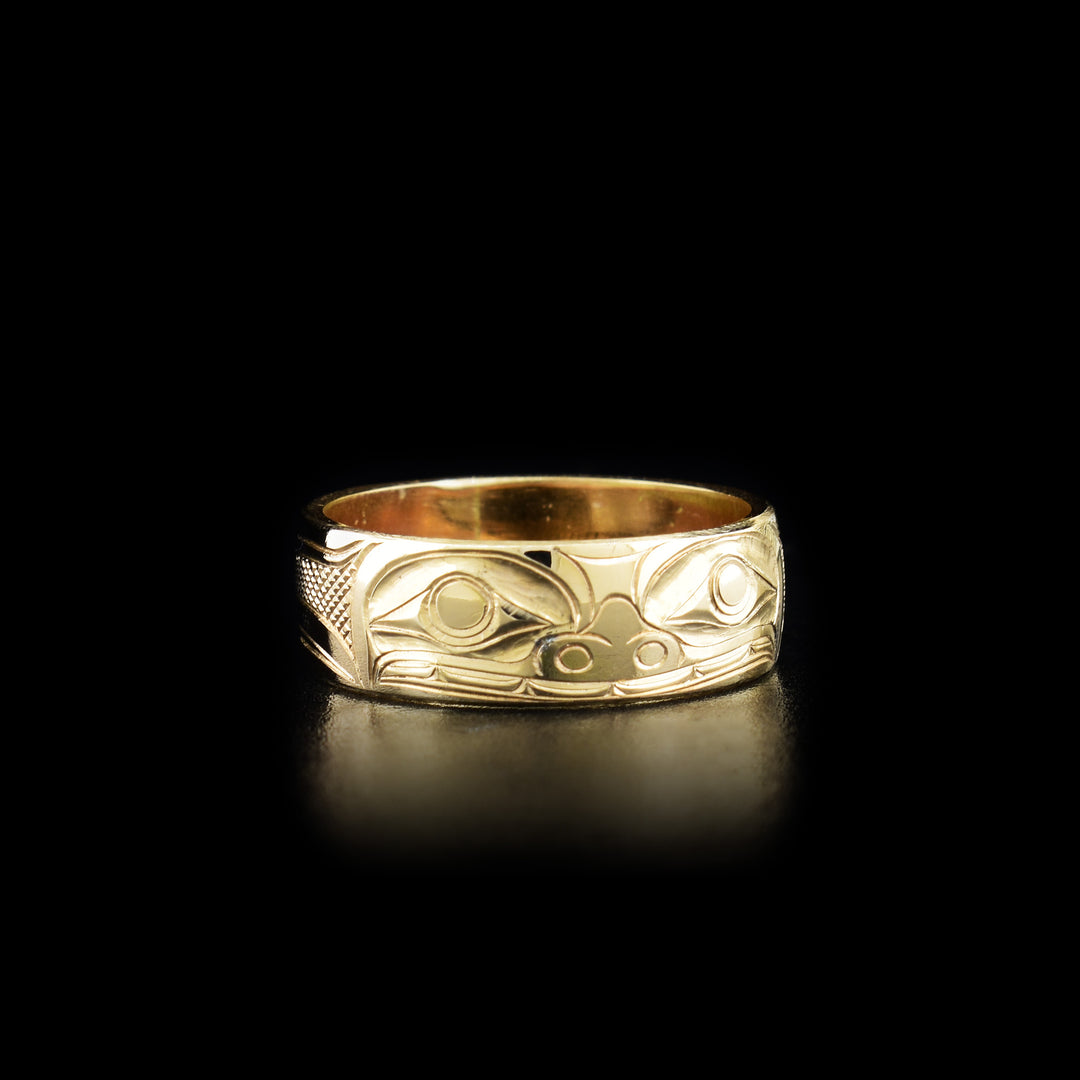 Bear 1/4" 14K Gold Ring - Artina's Jewellery