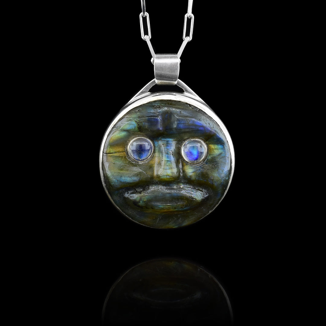 Labradorite Moonstone Pendant