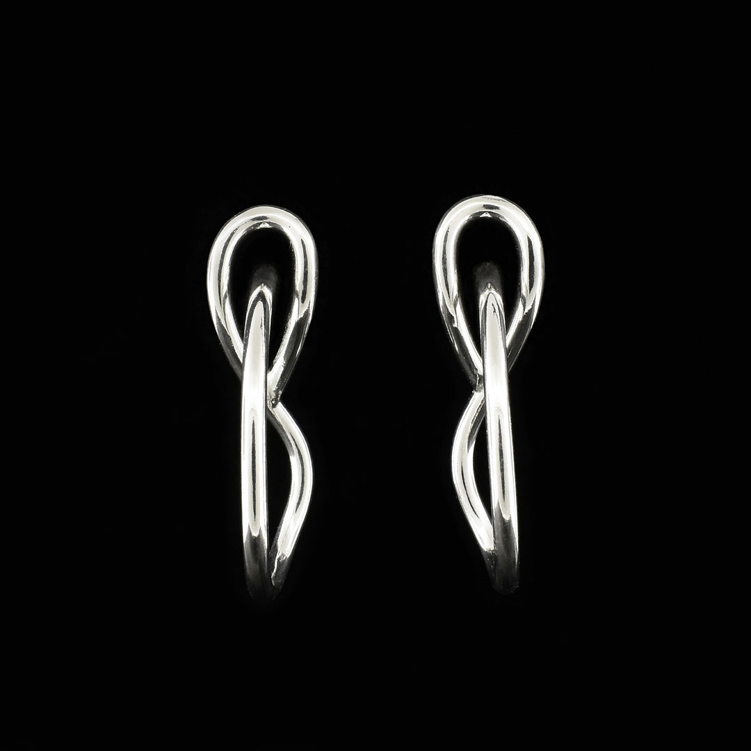 Sterling silver simplicity stud earrings by Lynda Constantine.