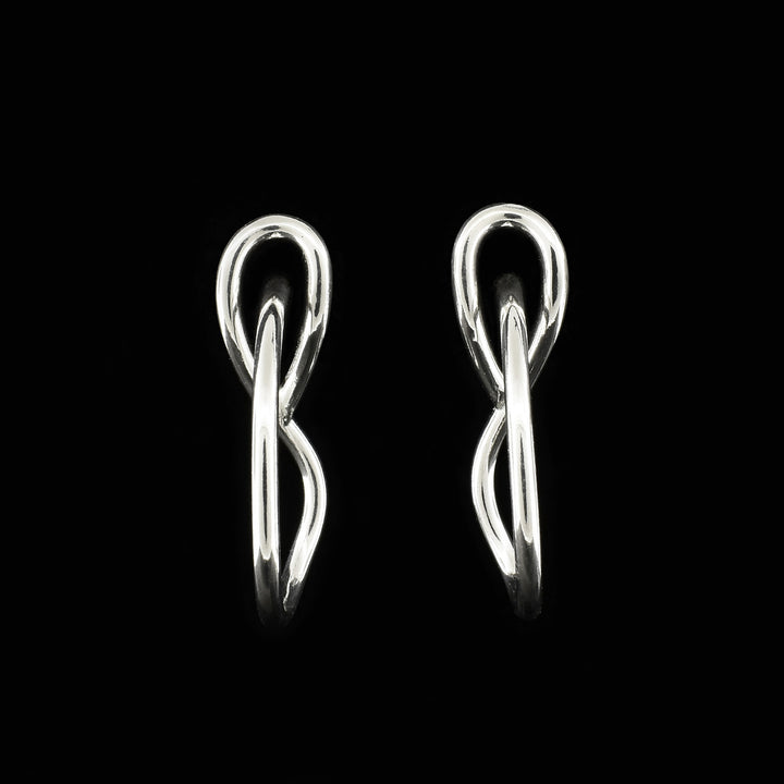 Sterling silver simplicity stud earrings by Lynda Constantine.
