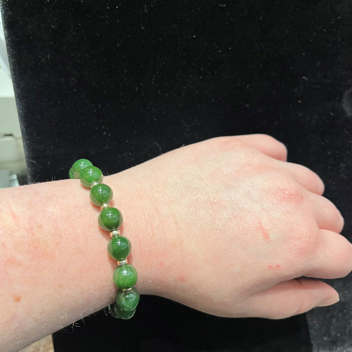 Beaded BC Jade Delicate Bracelet - Artina's Jewellery