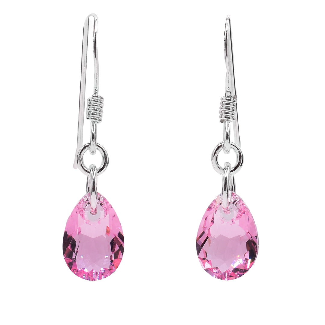 Chain Drop Crystal Earrings Made with Swarovski(R) Crystals Chain Drop Crystal Earrings Made with Swarovski(R) Crystals
