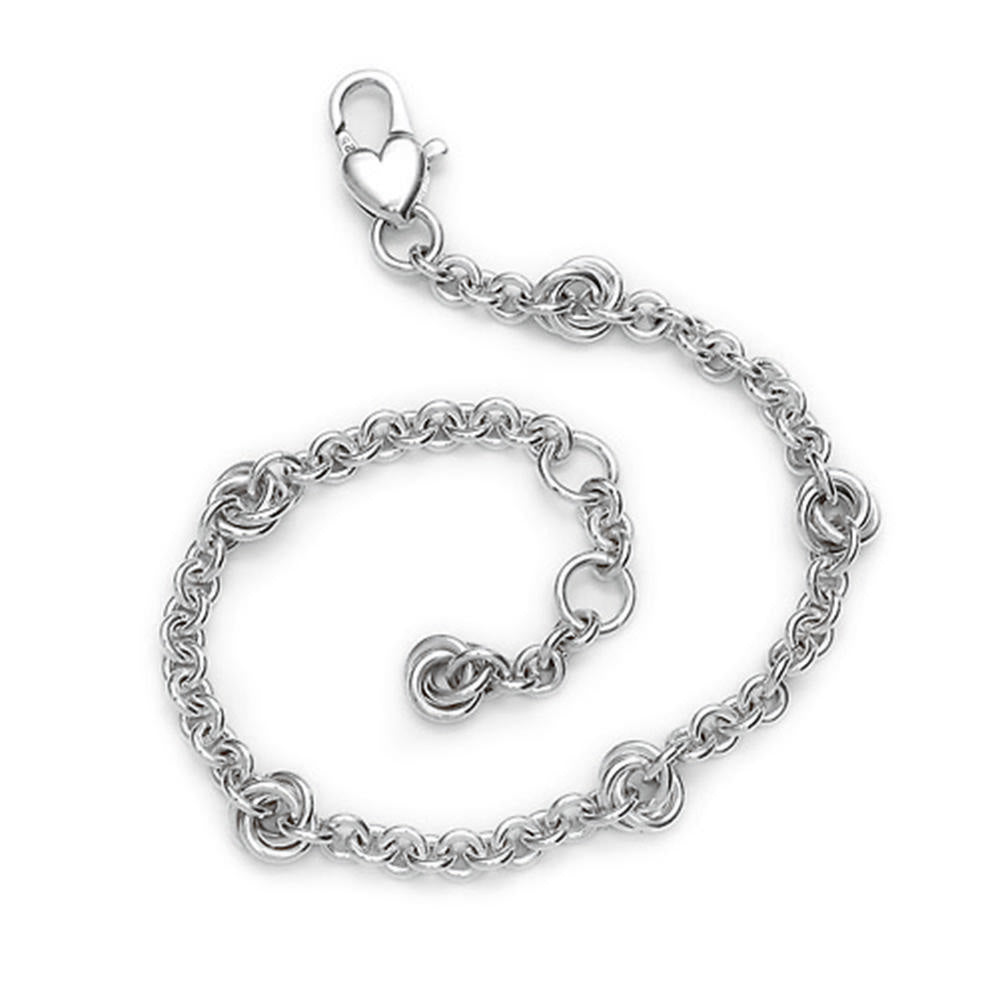 Sterling Silver Little Love Knot Bracelet