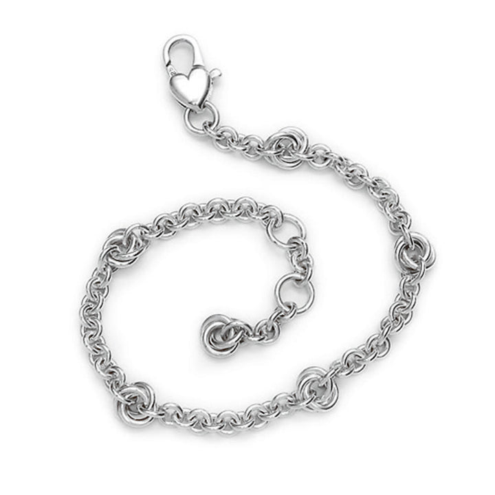 Sterling Silver Little Love Knot Bracelet