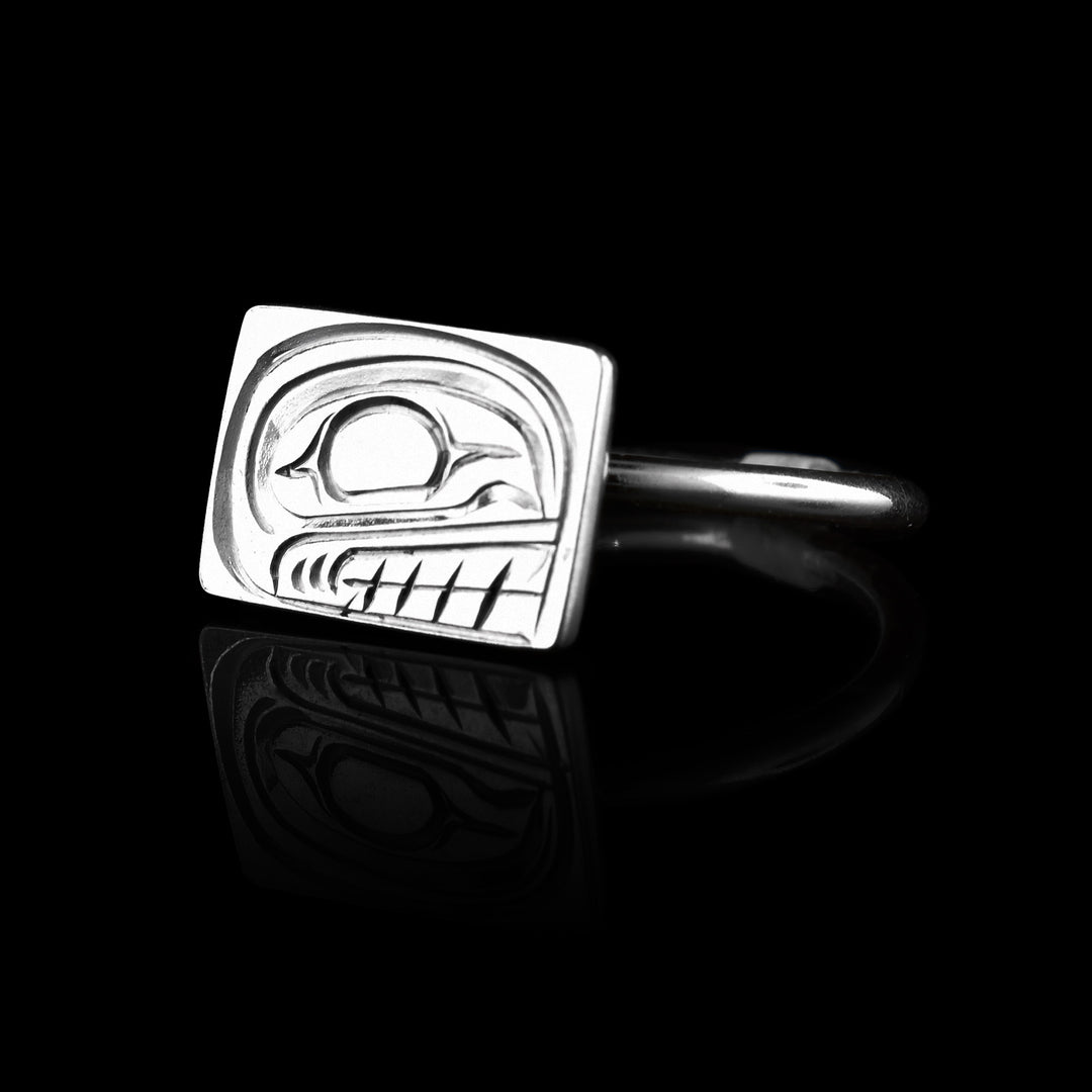 Orca Crest Statement Ring