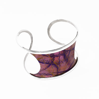 Pink Titanium Hourglass Bracelet