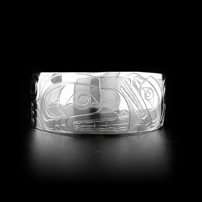 Silver 1" Double Bear Bracelet - Artina's Jewellery