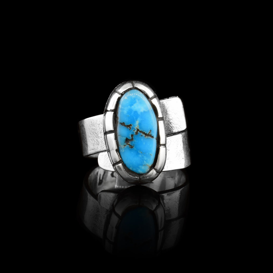 Sterling Silver Turquoise Wrap Ring