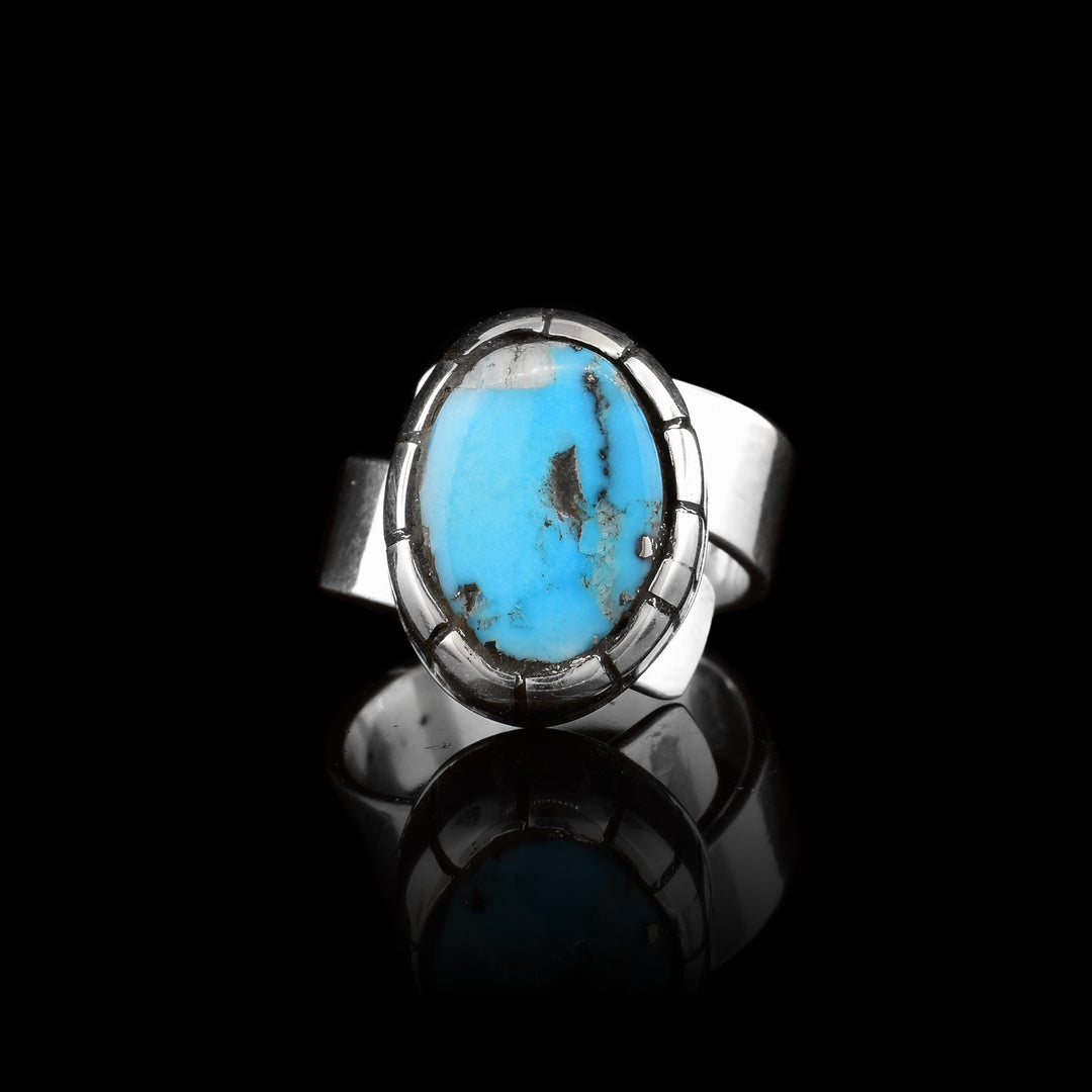 Sterling Silver Turquoise Wrap Ring
