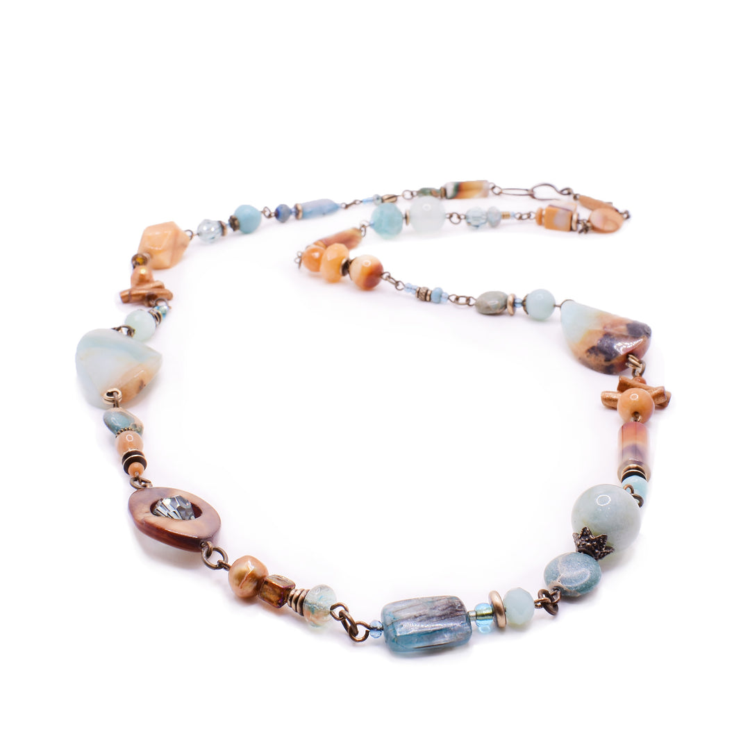 Solitude Sage and Sand Necklace