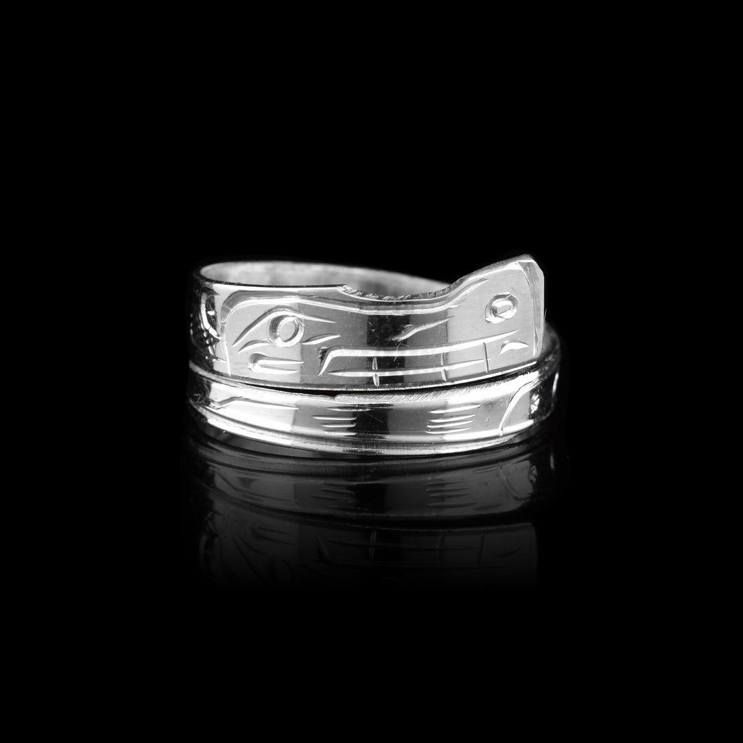 Sterling Silver Bear Ring Wrap