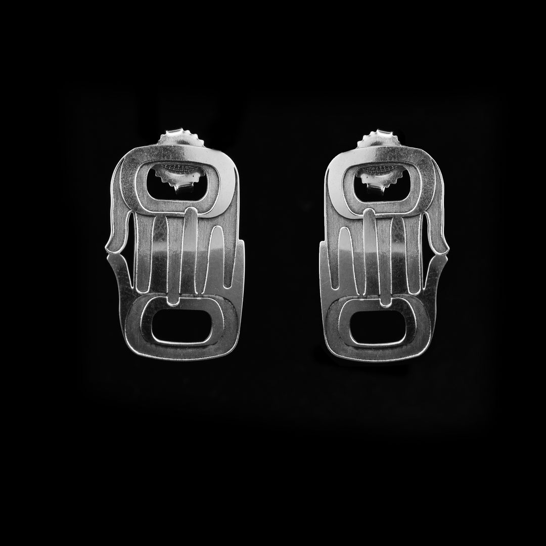 Sterling Silver Honour Hand Studs