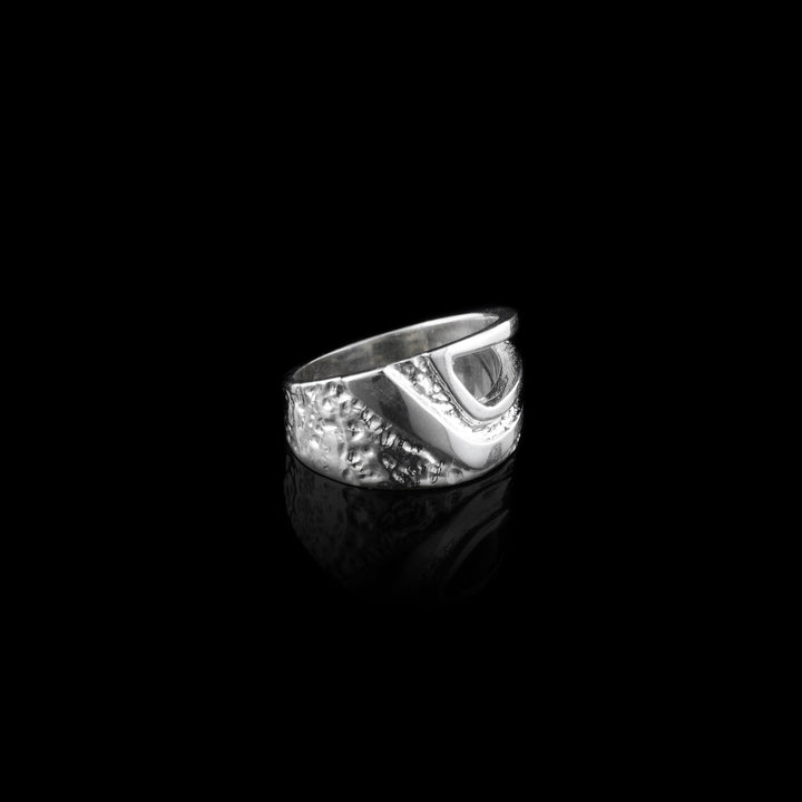 Sterling Silver Lava Ring