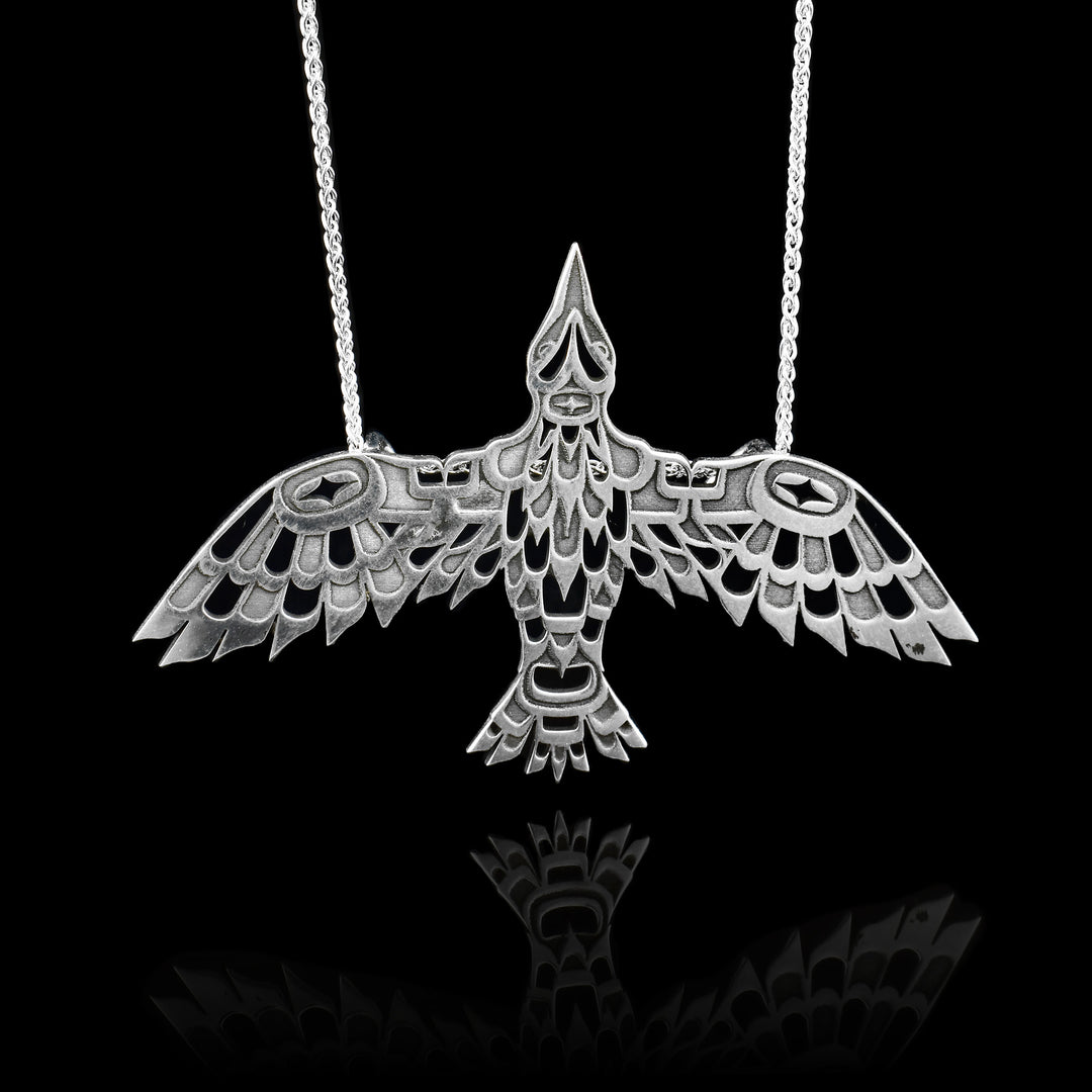 Sterling Silver Raven Creator Pendant
