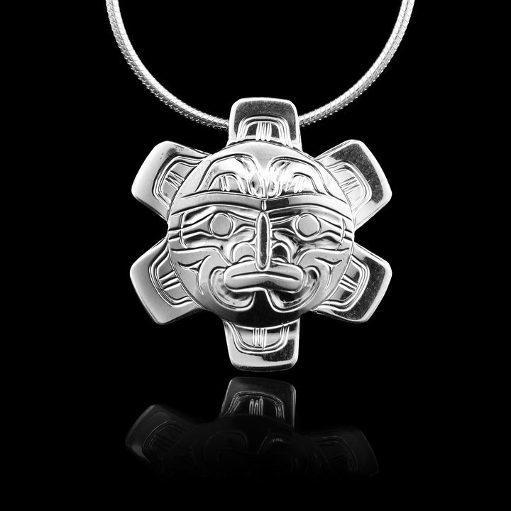 Sterling Silver Sun Pendant
