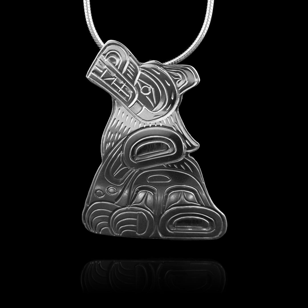Sterling Silver Bear Pendant