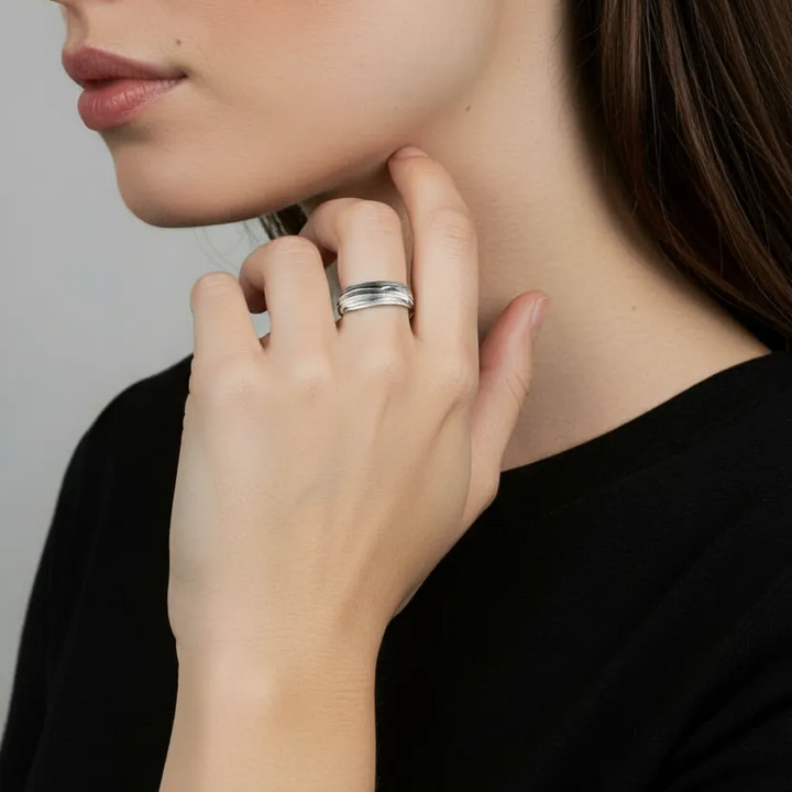 Wavy Silver Ring - Artina's Jewellery