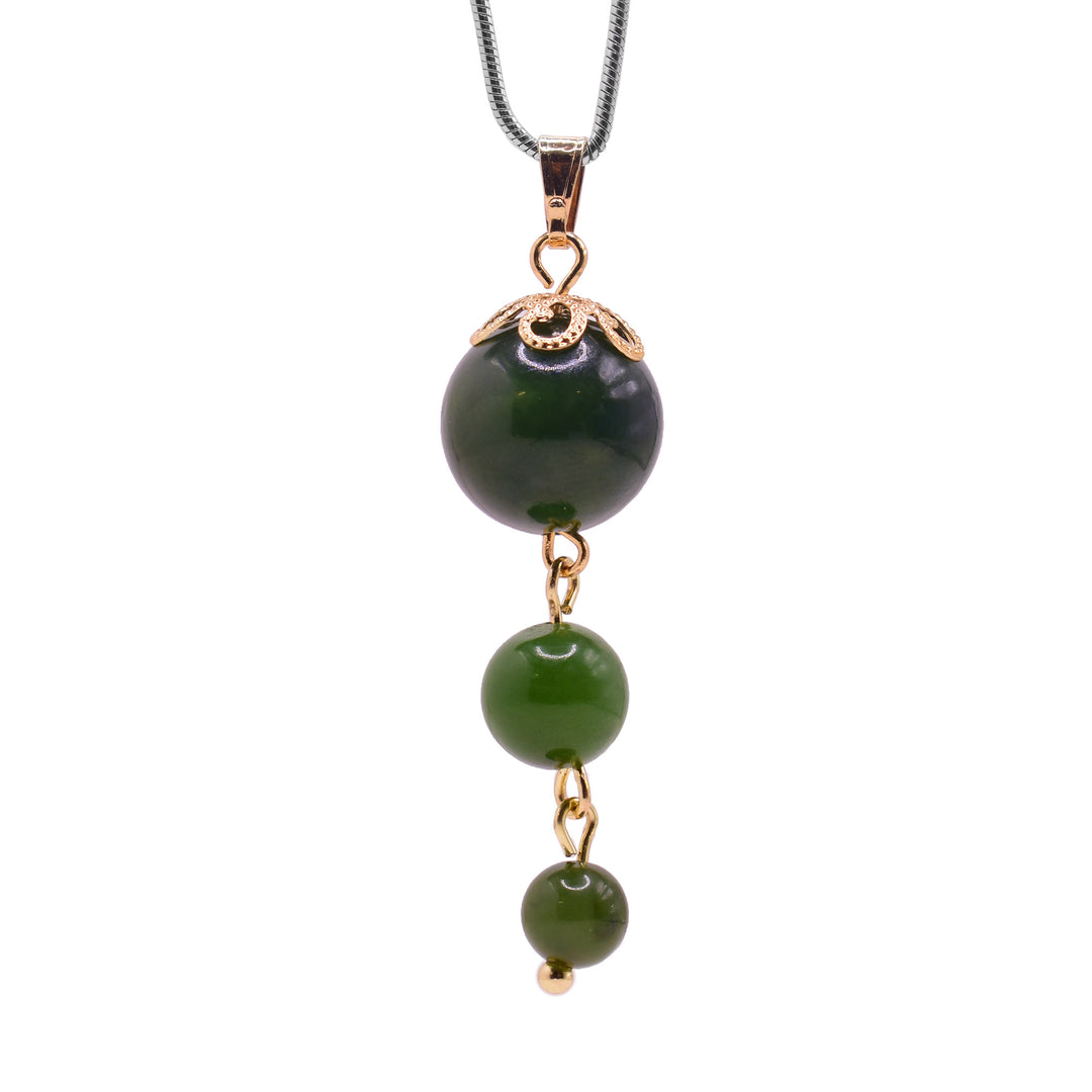 Three Sphere BC Jade Pendant