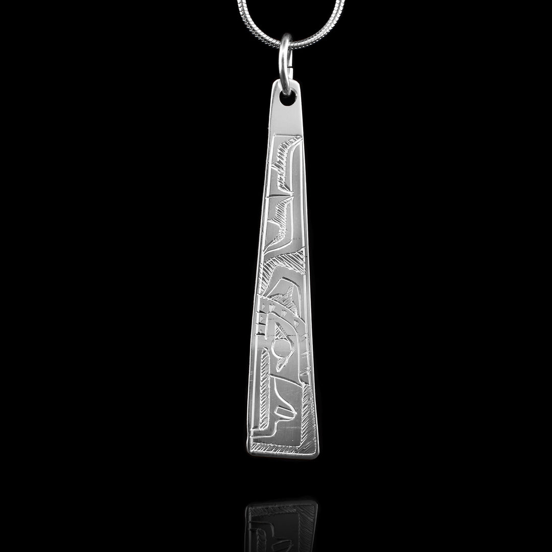 Triangle Eagle and Orca Pendant