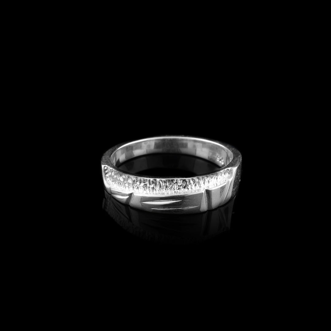 Whimsical Abstract Sterling Silver Ring