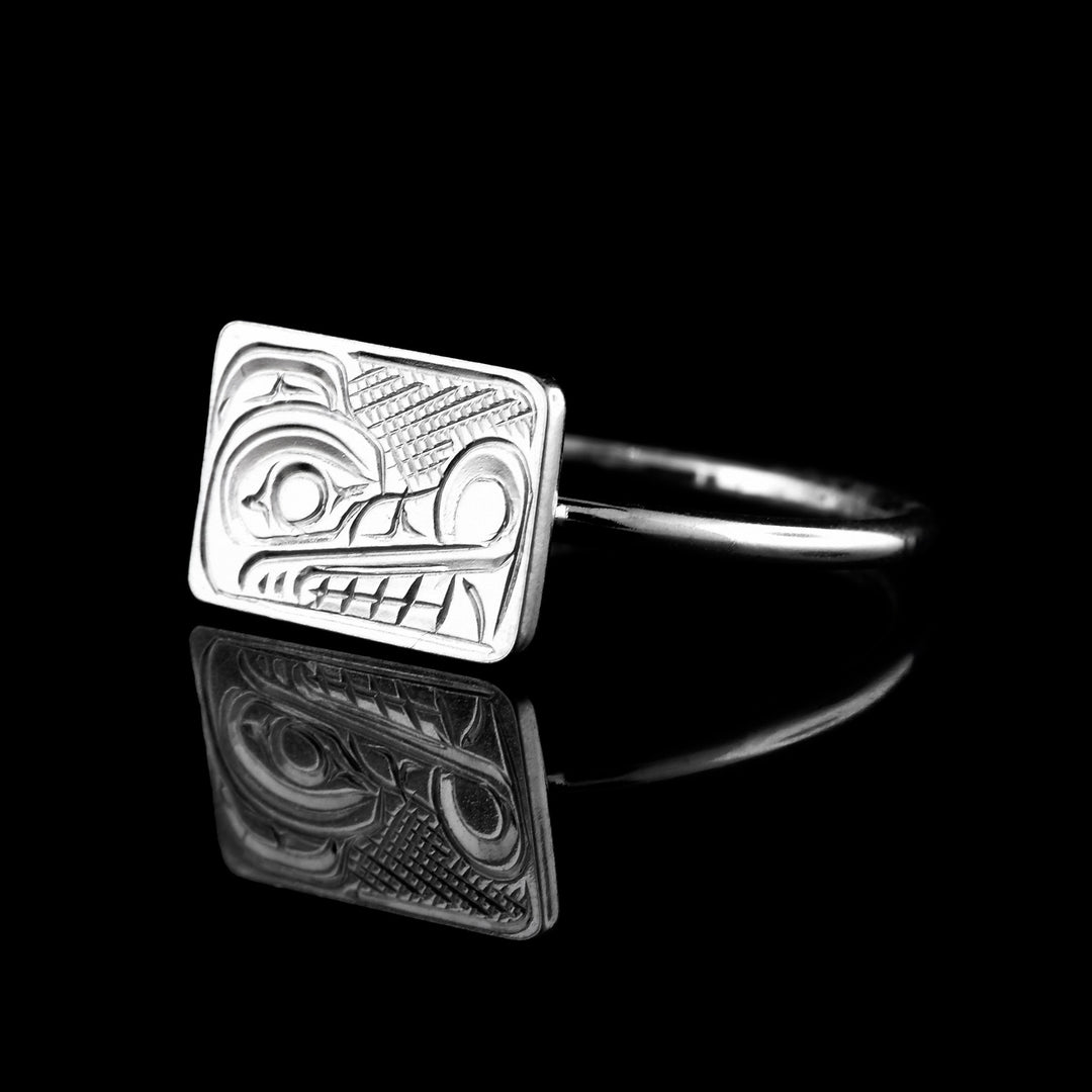 Wolf Crest Statement Ring