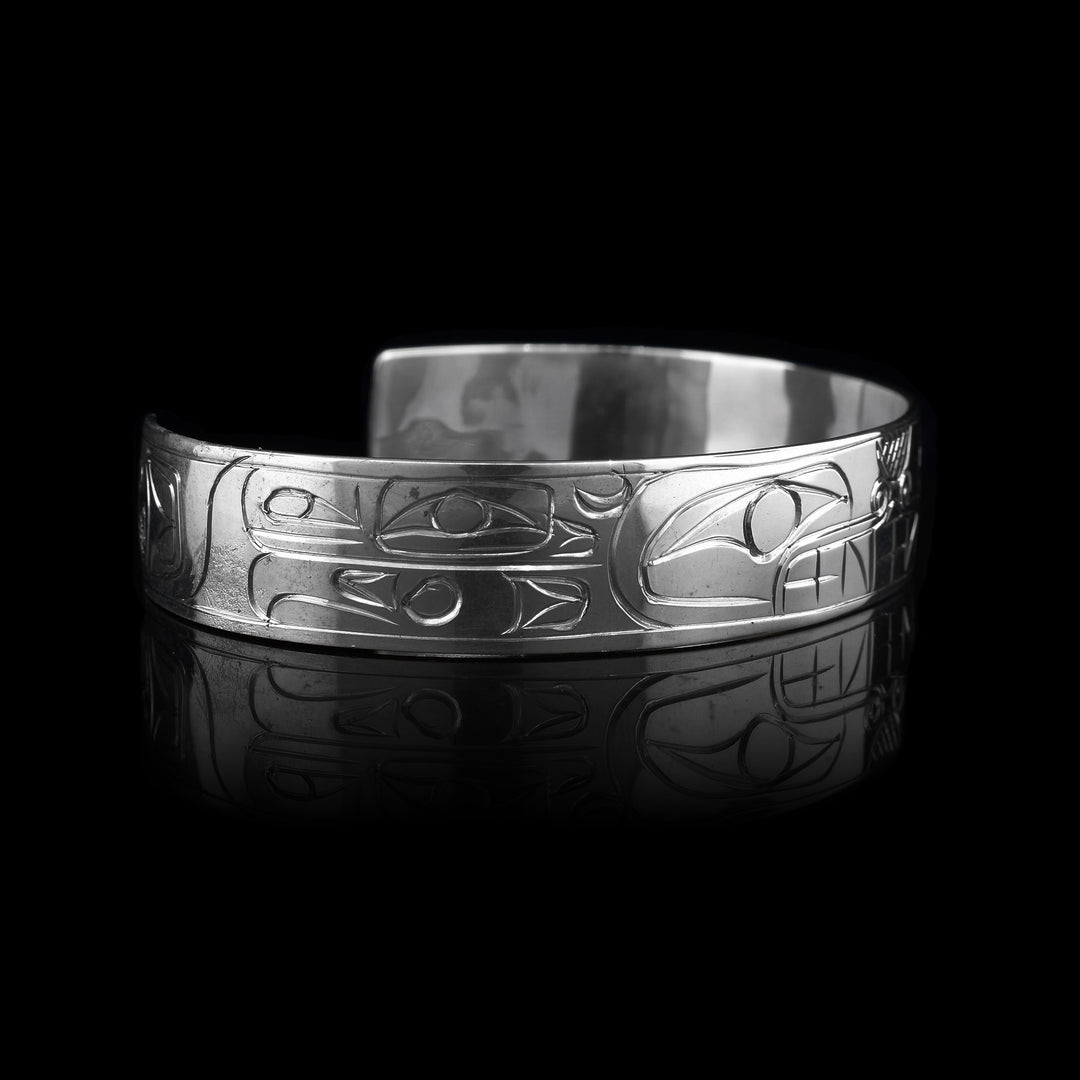 Wolf Silver Bracelet
