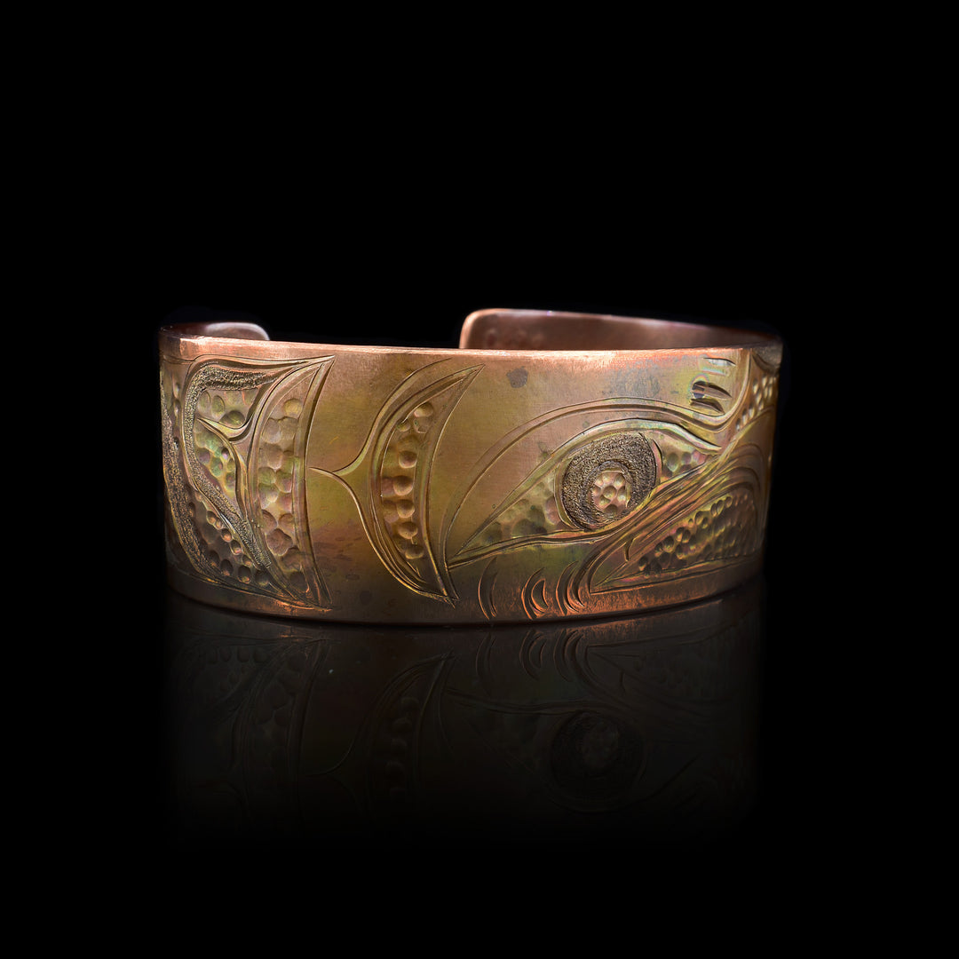 copper eagle cuff bracelet