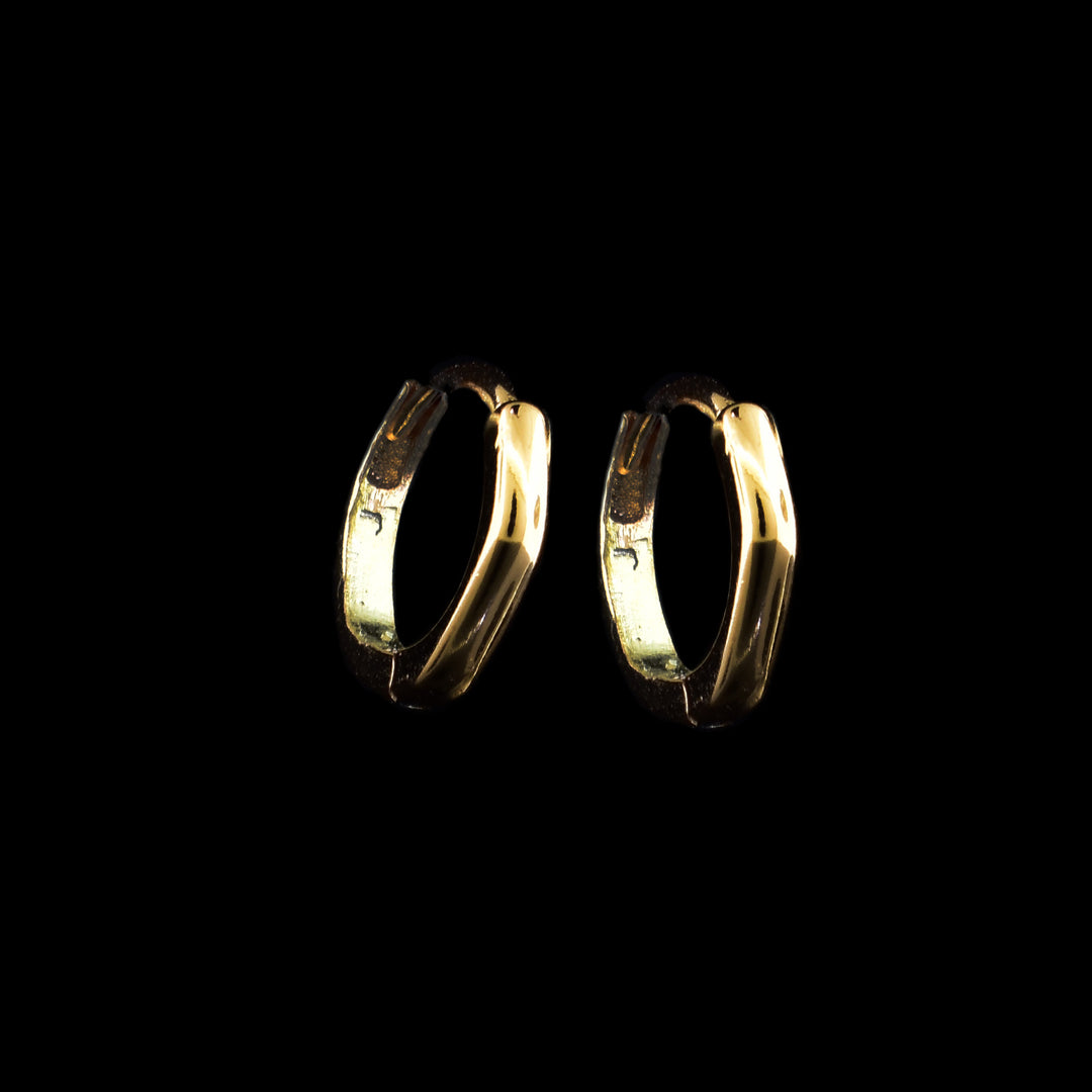 gold-filled jewelry, Gold dainty hoops.