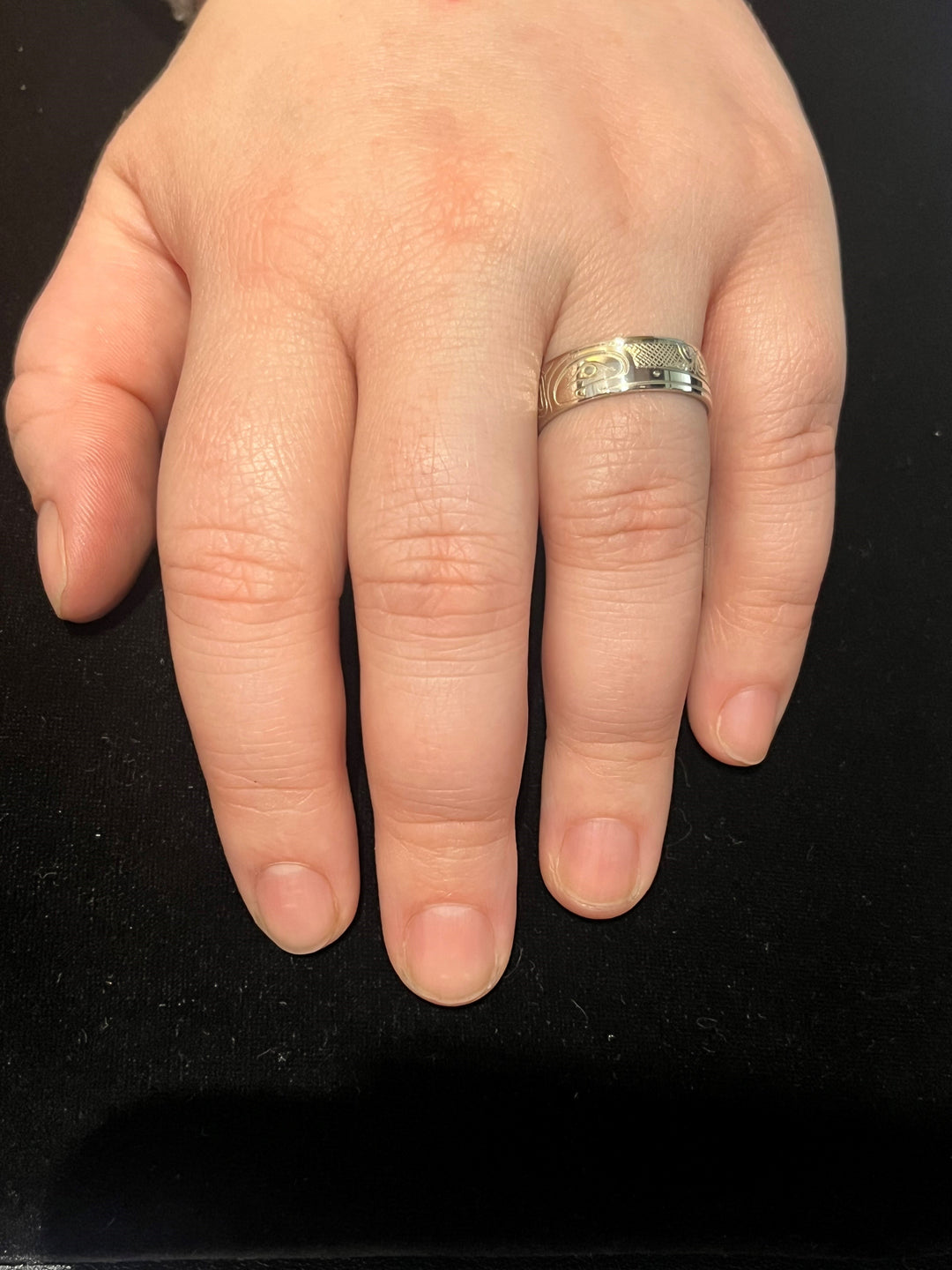 Sterling Silver 1/4" Hummingbird Ring - Artina's Jewellery