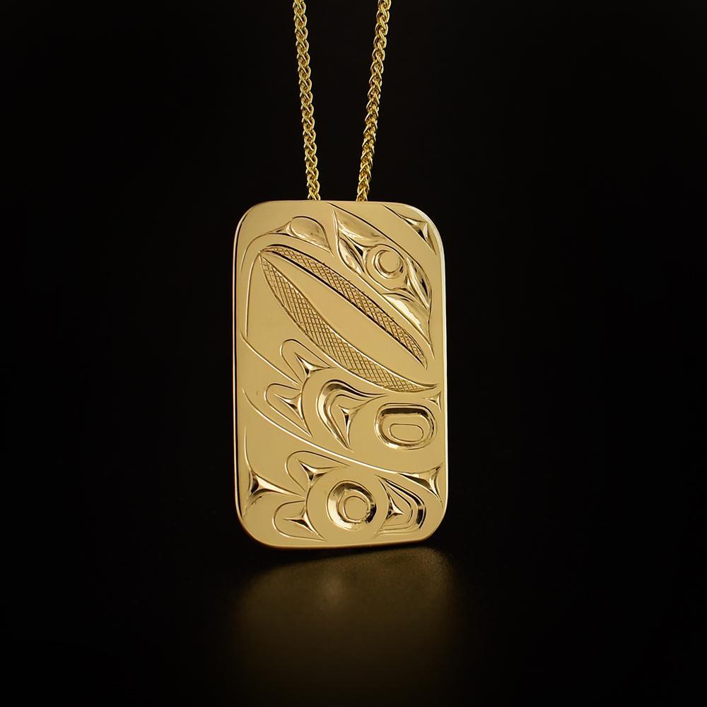 Gold Eagle Pendant