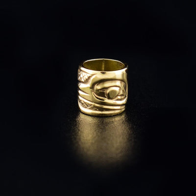 Hummingbird charm for bracelet. 14K Gold Hummingbird Spirit Bead