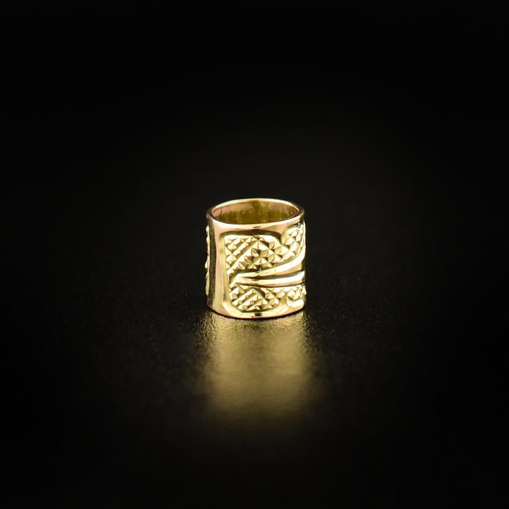 Gold Mini Hummingbird Spirit Bead