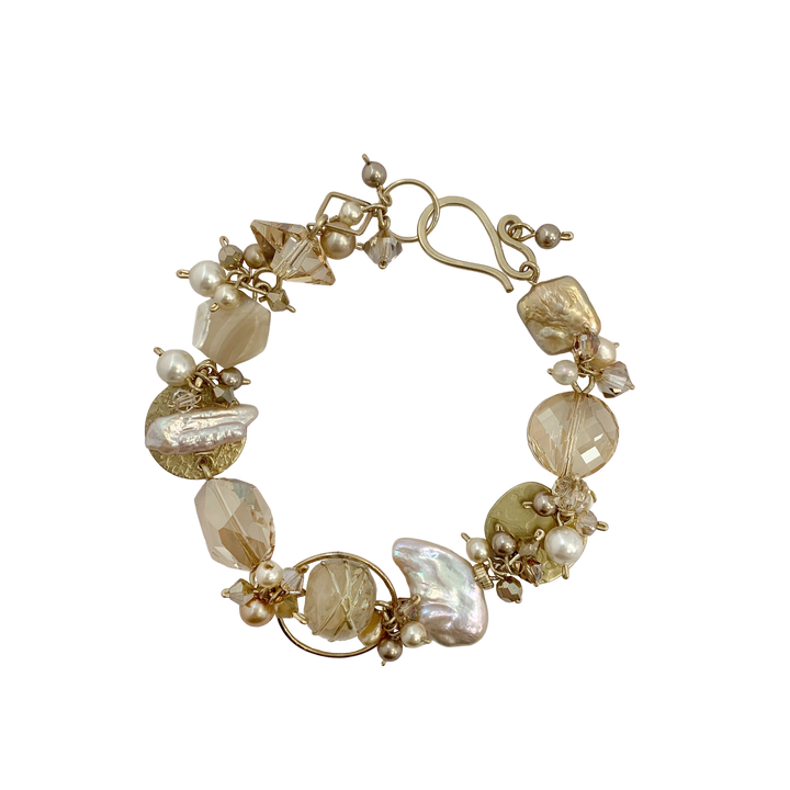 Champagne Cream Sparkle Bracelet