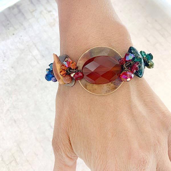 Galaxy Carnelian Bracelet